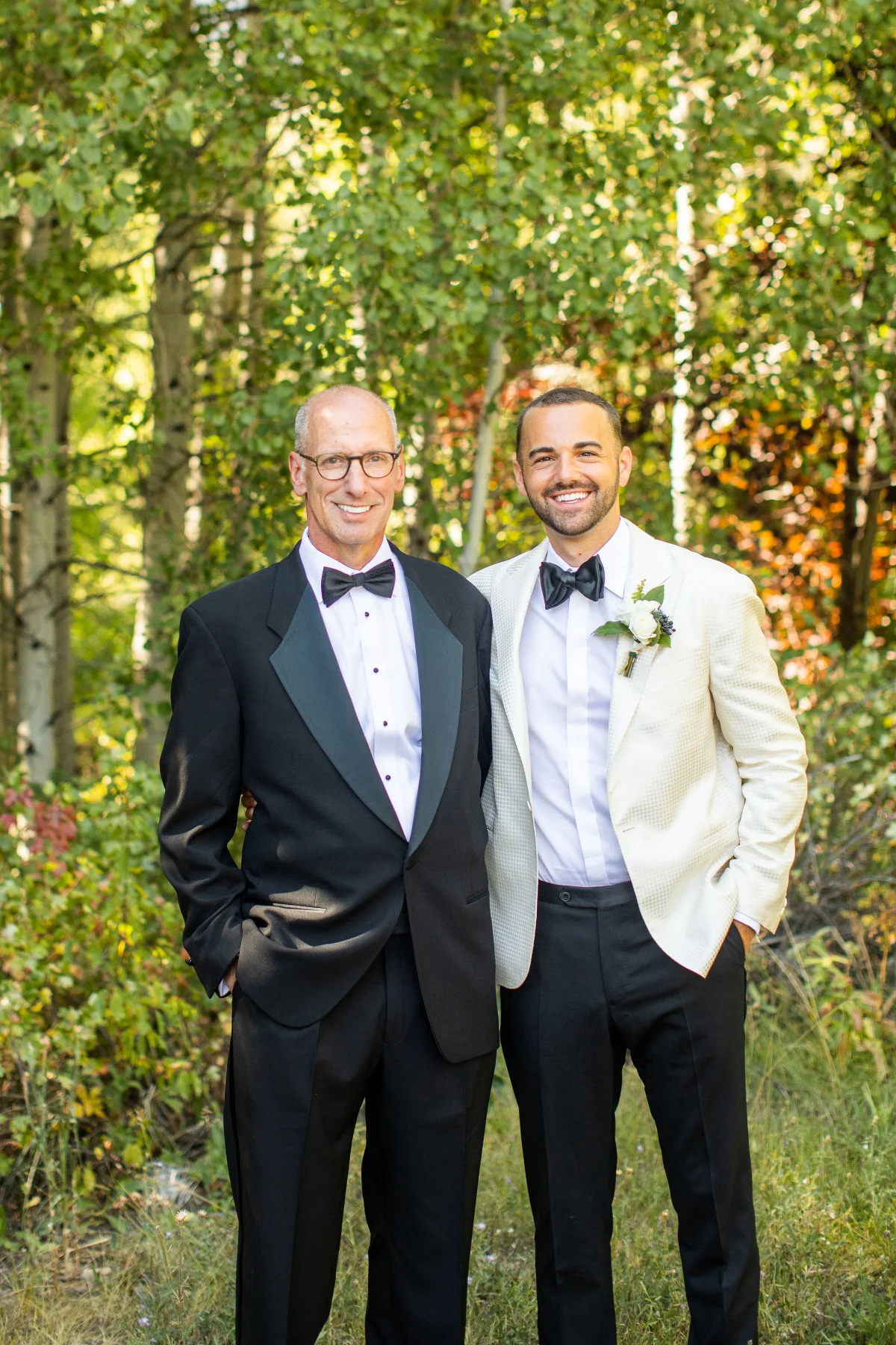 Will Rush with his father, Don Rush
